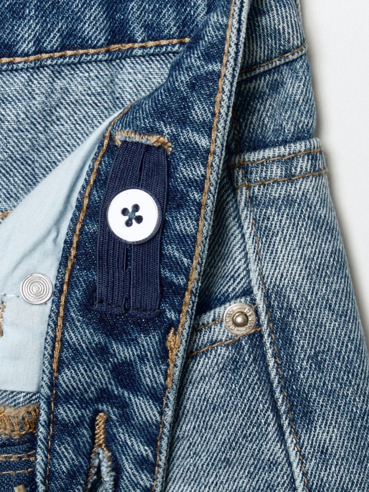 очень широкие джинсы с градиентным эффектом для девочек из россии вид сбоку