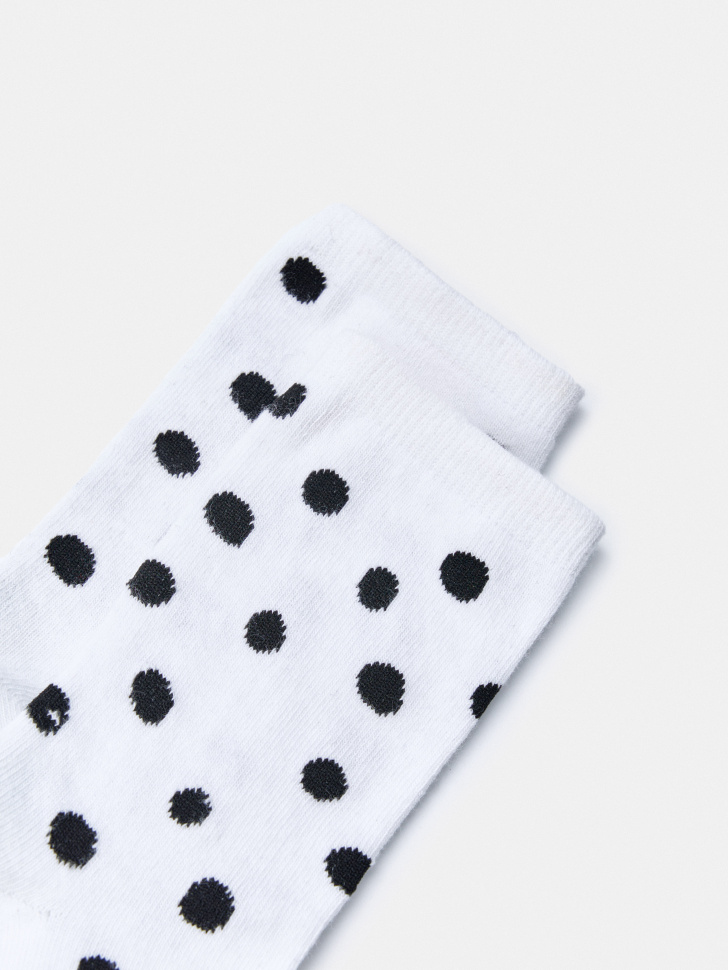 носки с жаккардовым принтом от бренда sela вид слева