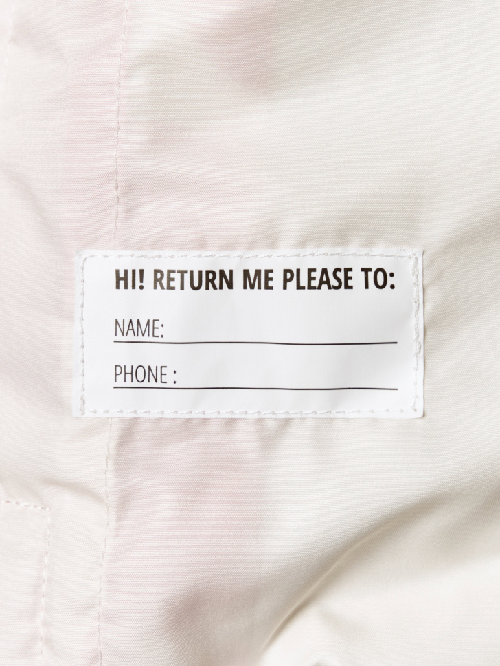 ультралегкая стеганая куртка с принтом для девочек для детского возраста с изнаночной стороны