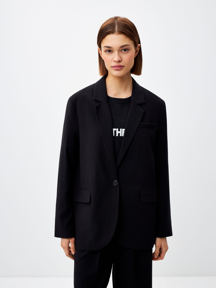 

Однобортный прямой жакет