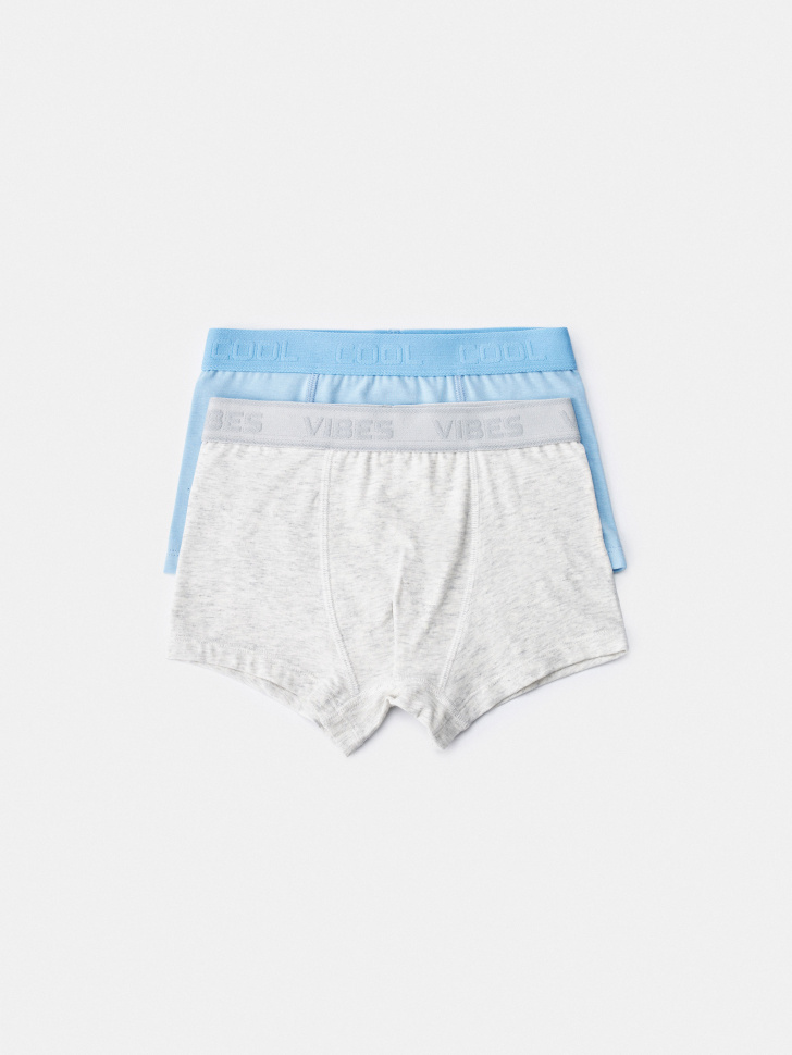 Набор трусов-боксеров Sela для мальчиков, 2 шт., разноцветный, арт. 51452