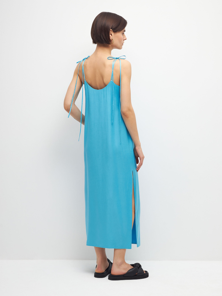 платье женское (голубой, S) от Sela
