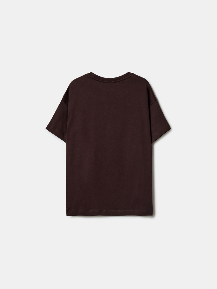 футболка оверсайз с вышивкой для девочек из россии вид сбоку