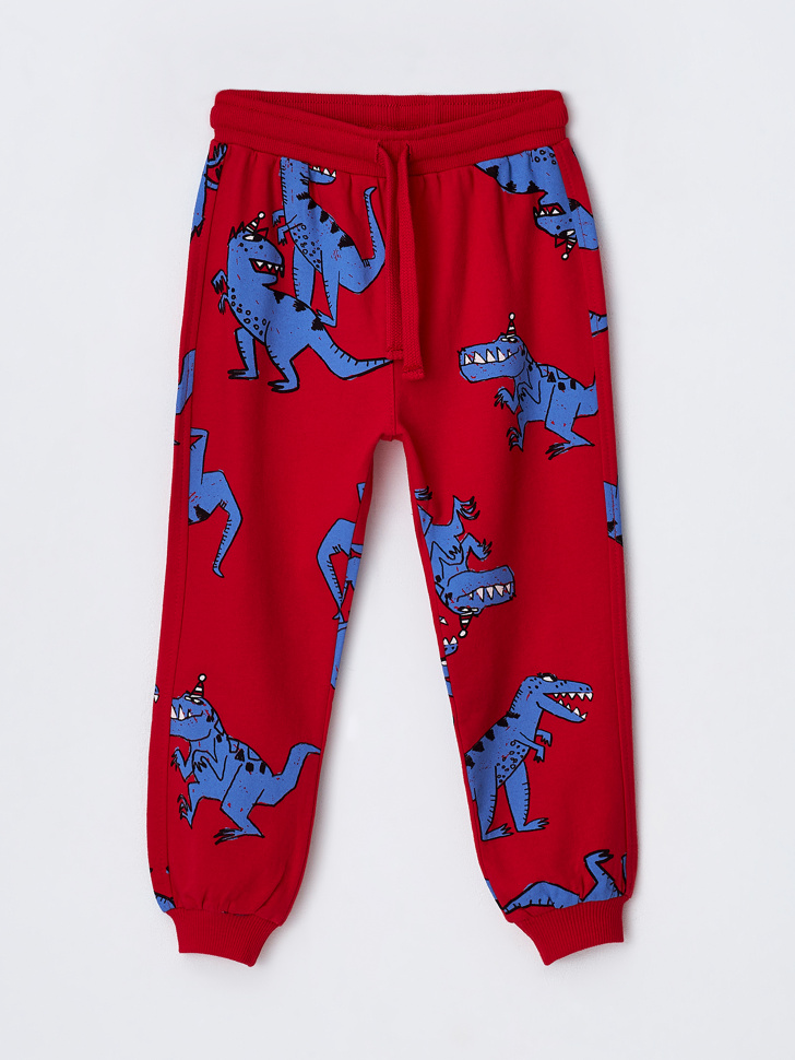 

Джоггеры с принтом для мальчиков, Красный
