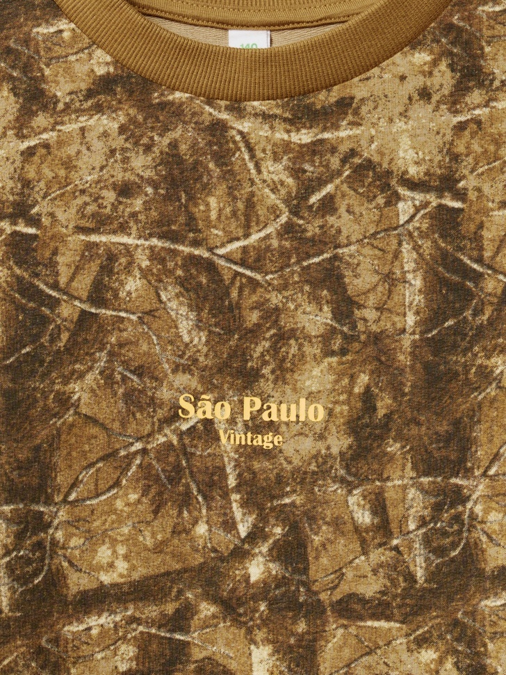 футболка оверсайз с принтом для мальчиков из россии вид сбоку