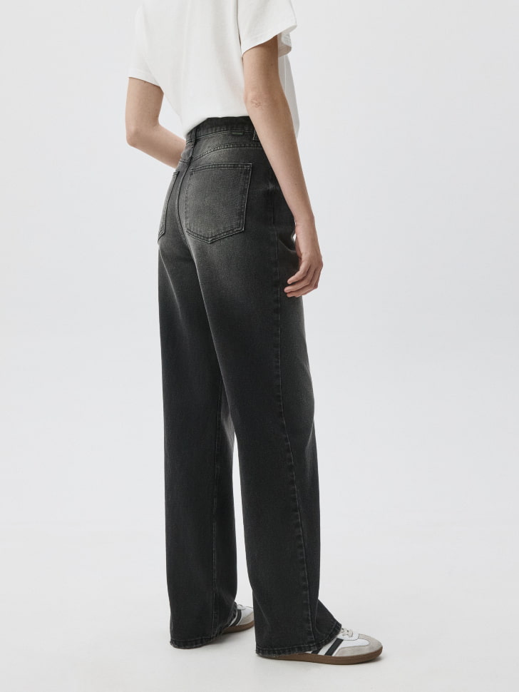 Джинсы 411 WIDE LEG TALL из органического хлопка. Фото №5