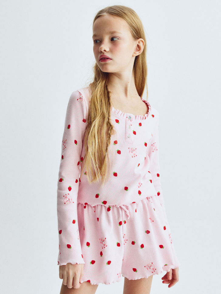 Пижама для девочек SELA x Смешарики, арт. 32351