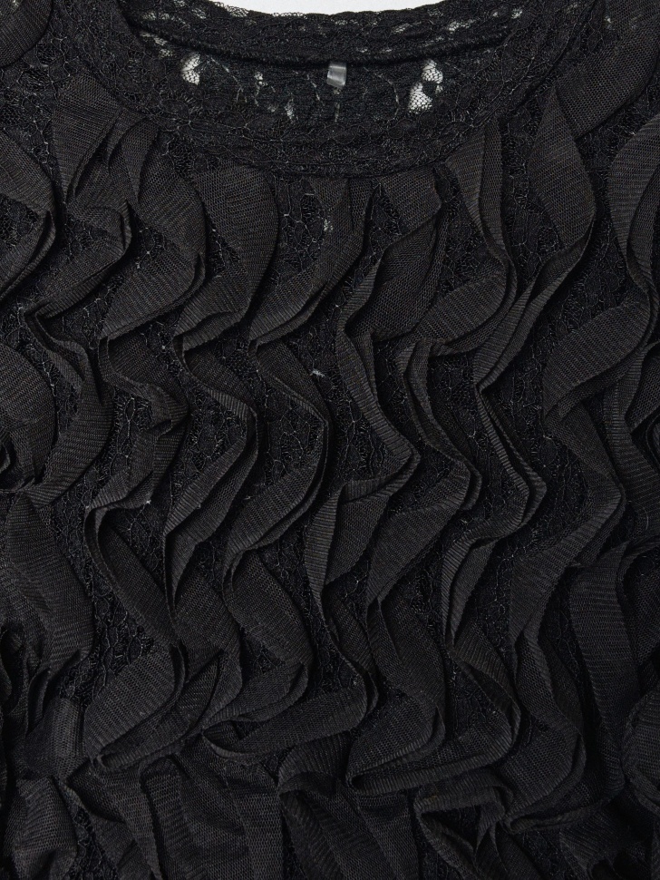 блузка с воланами для девочек 4610517215260 в интернет магазине