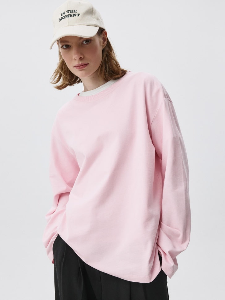 

Лонгслив ANNA OVERSIZE FIT