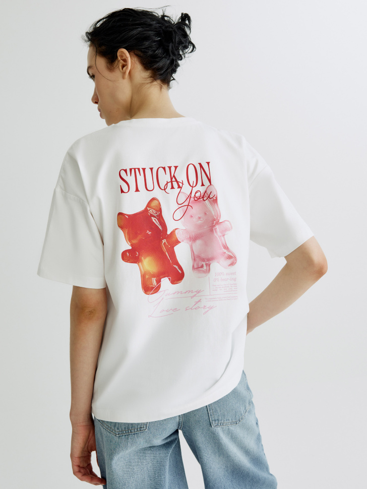 футболка оверсайз с принтом 4610517414076 фотография