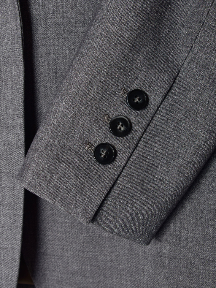 классический жакет с содержанием шерсти для взрослого возраста с изнаночной стороны