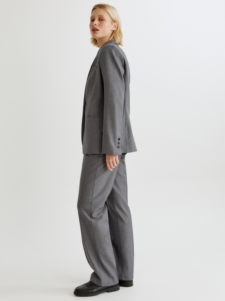 классический жакет с содержанием шерсти по цене 7299 руб вид справа