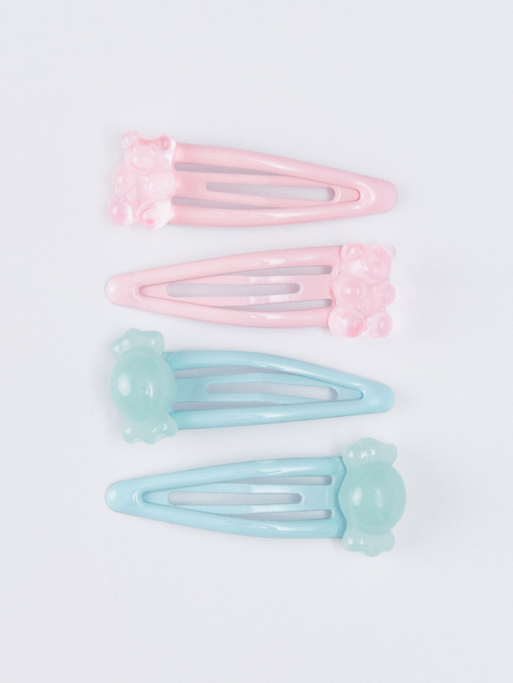 набор заколок клик-клак для девочек, 2 шт. 4610517407733 фотография