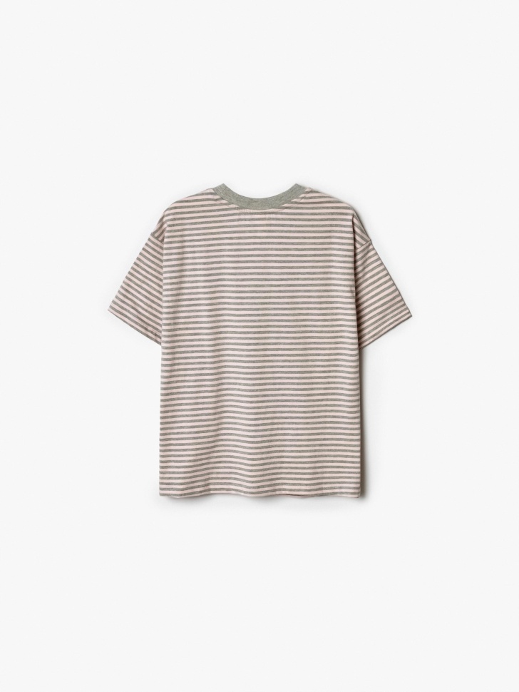 футболка оверсайз с принтом для девочек от бренда sela вид слева