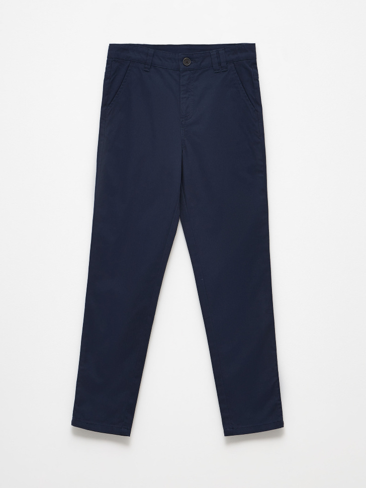 Школьные брюки для мальчиков (синий, 134)
