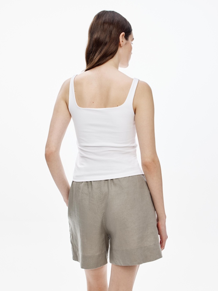 базовый топ с квадратным вырезом по цене 999 руб вид справа