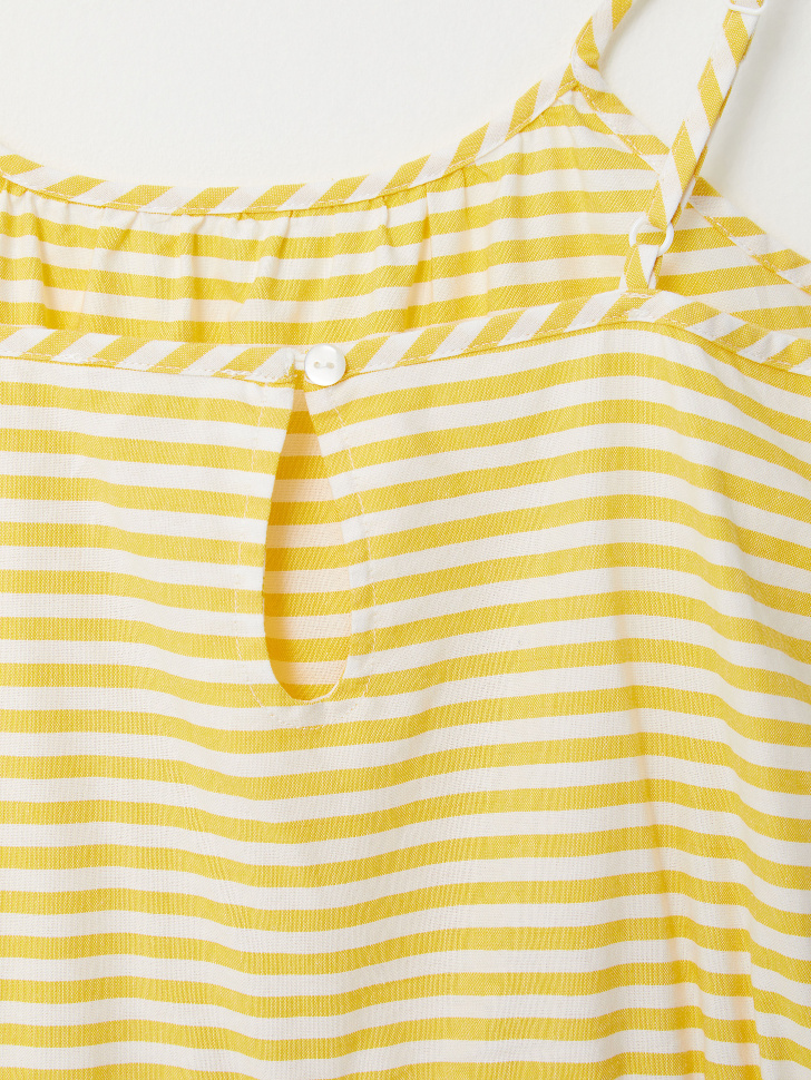 

Комбинезон в полоску для девочек, Желтый