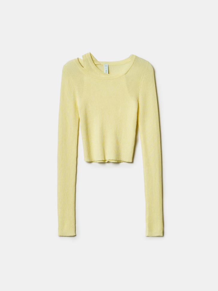 джемпер с многослойным дизайном для девочек по цене 2299 руб вид справа