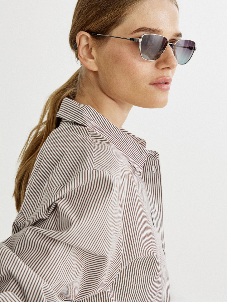 солнцезащитные очки с металлической оправой 4610517843968 фотография