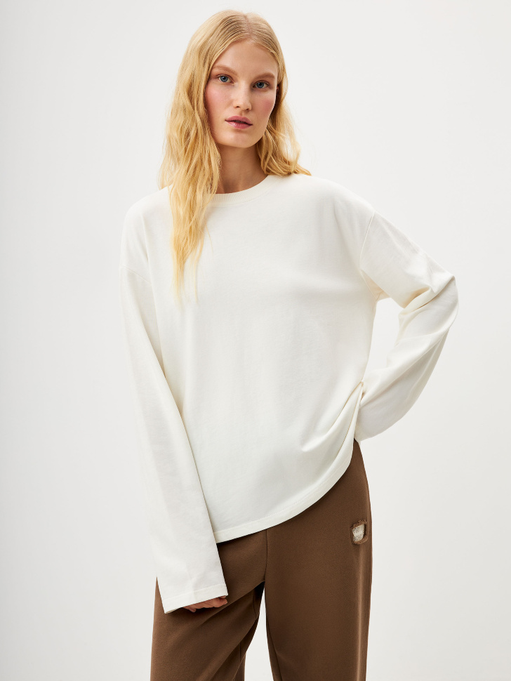 

Лонгслив ANNA OVERSIZE FIT