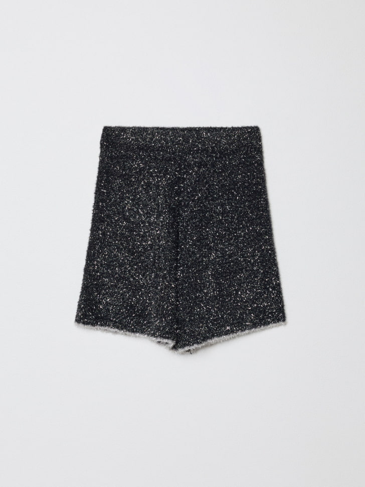 

Вязаные шорты с люрексом для девочек, SL5811051501