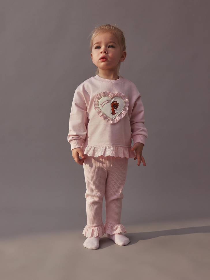 Свитшот SELA x Союзмультфильм, розовый, арт. 35150