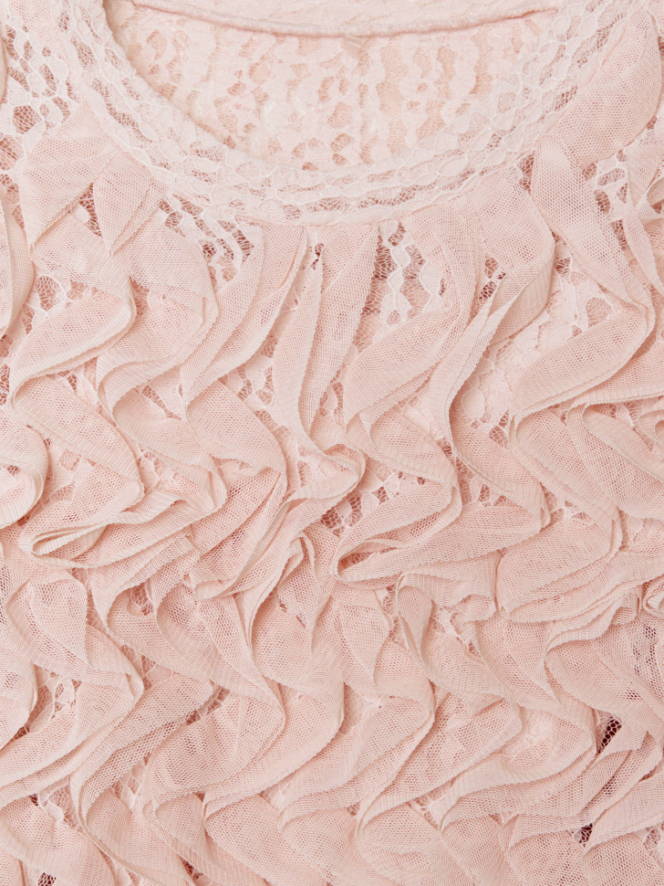 блузка с воланами для девочек 4610517215321 в интернет магазине