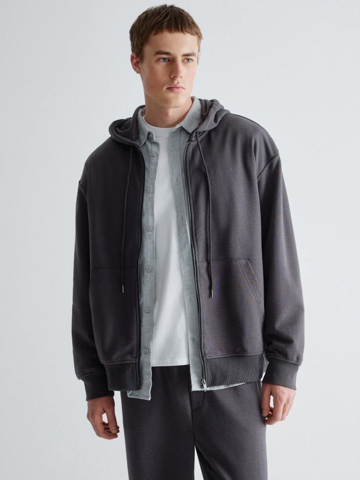 толстовка из футера на молнии 4610517269300 фотография