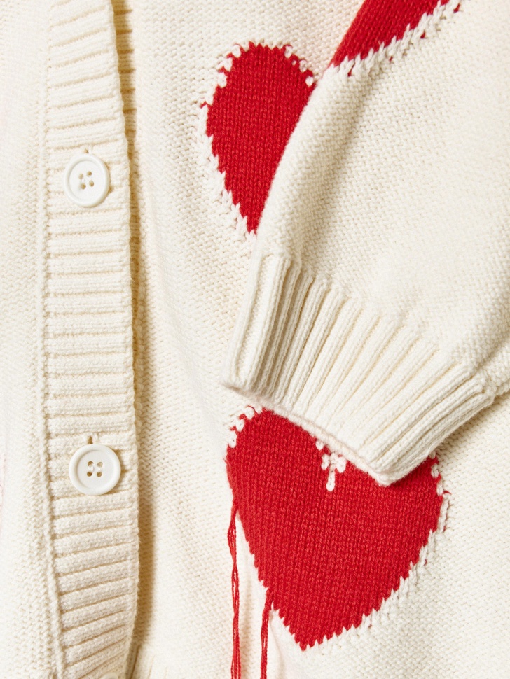 кардиган оверсайз с принтом для девочек по цене 2999 руб вид справа