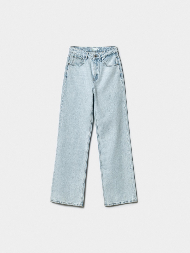 Джинсы Sela 411 широкие, голубой, арт. 43941