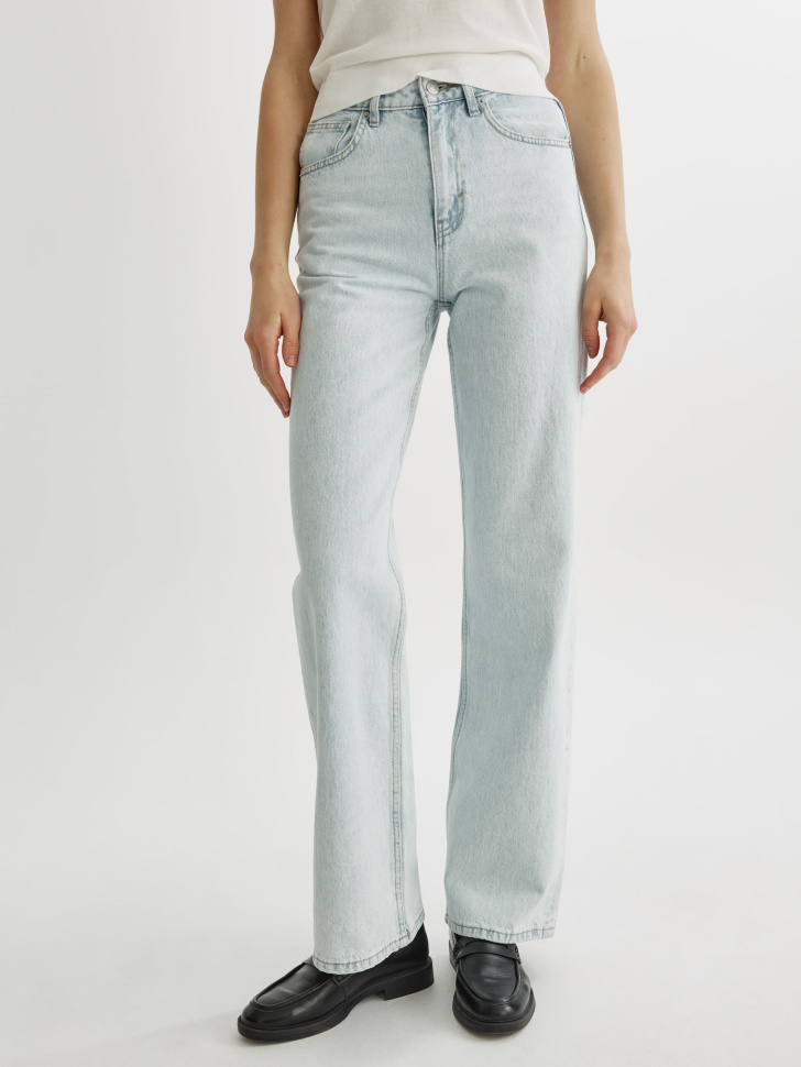 широкие джинсы 411 на высокий рост из органического хлопка 4610517341556 фотография