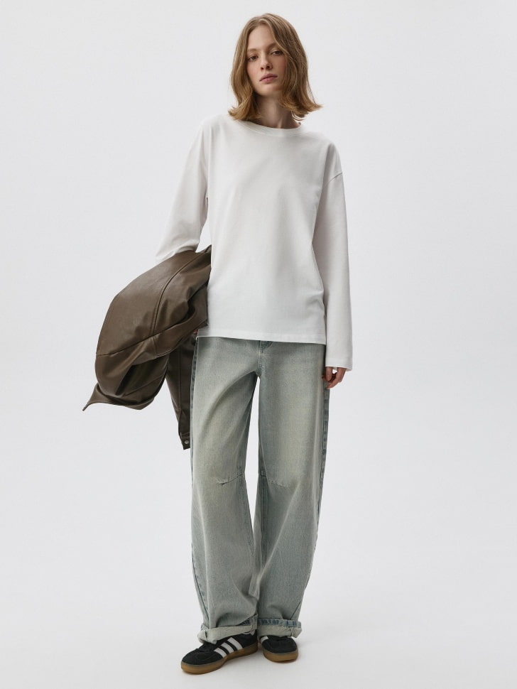 Лонгслив ANNA OVERSIZE FIT. Фото №2