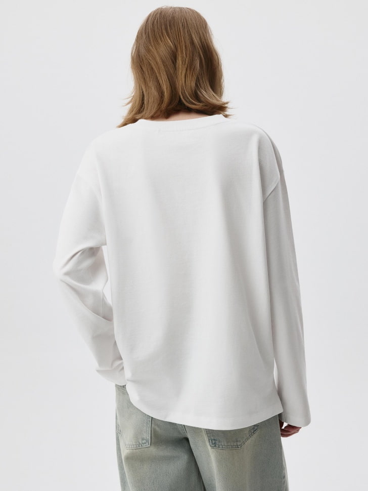 Лонгслив ANNA OVERSIZE FIT. Фото №3