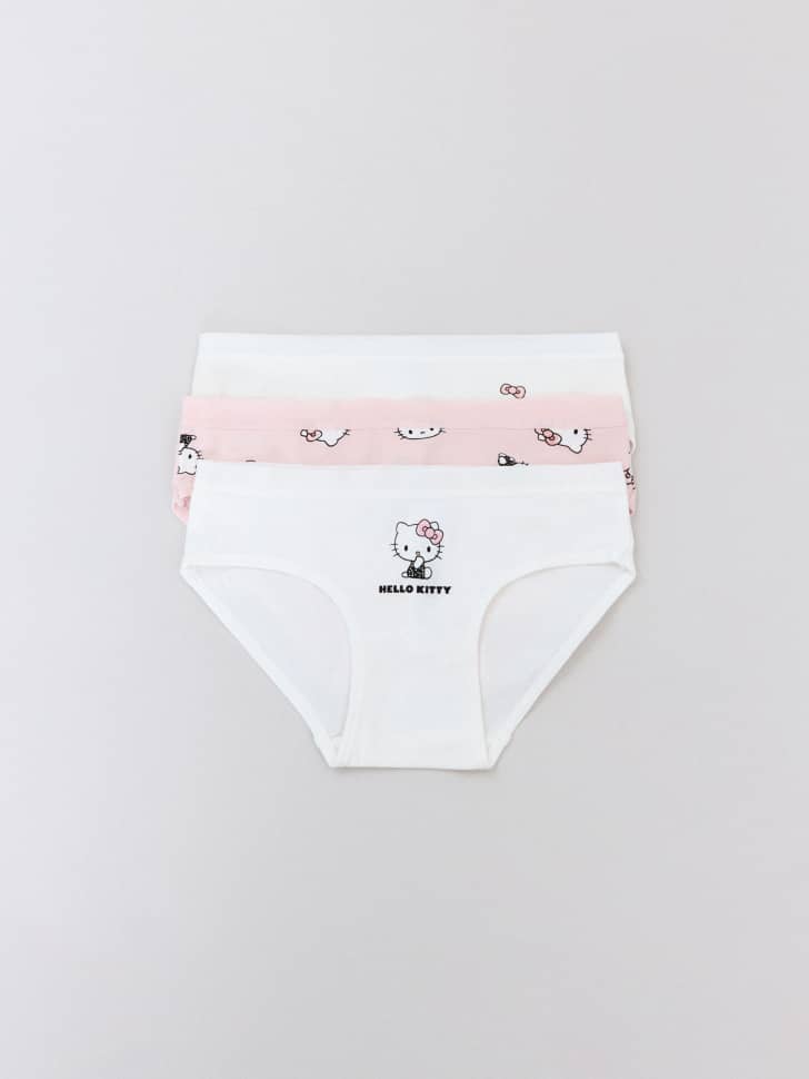 

Набор из 3 трусов-слипов с принтом Hello Kitty для девочек
