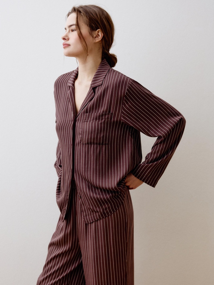 домашняя рубашка в полоску 4680798798752 по низкой цене