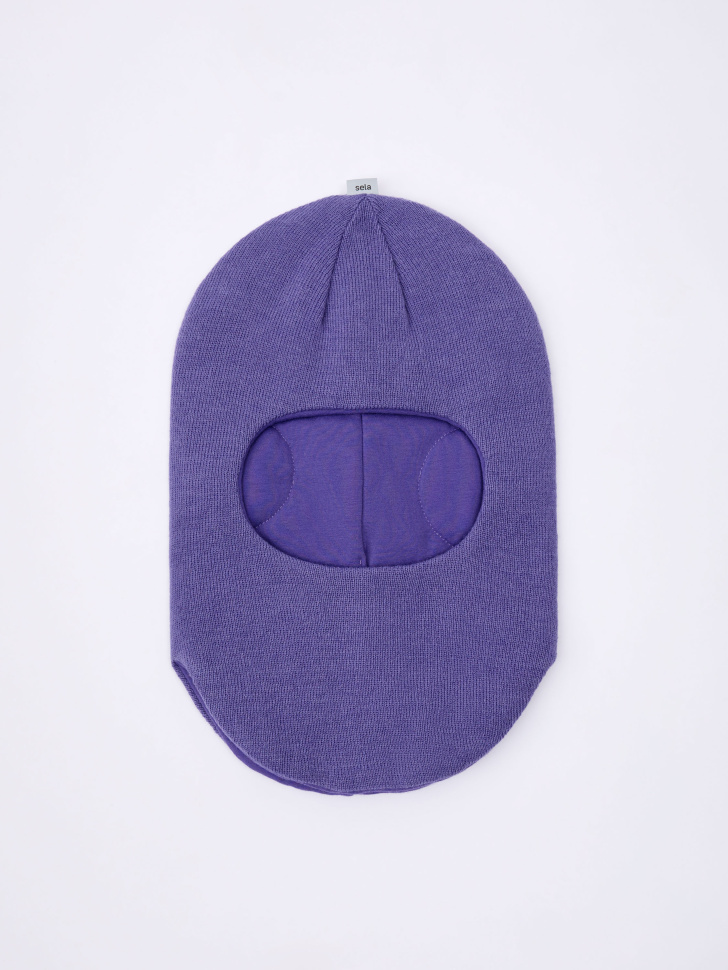 

Шапка-шлем из смесовой шерсти для девочек