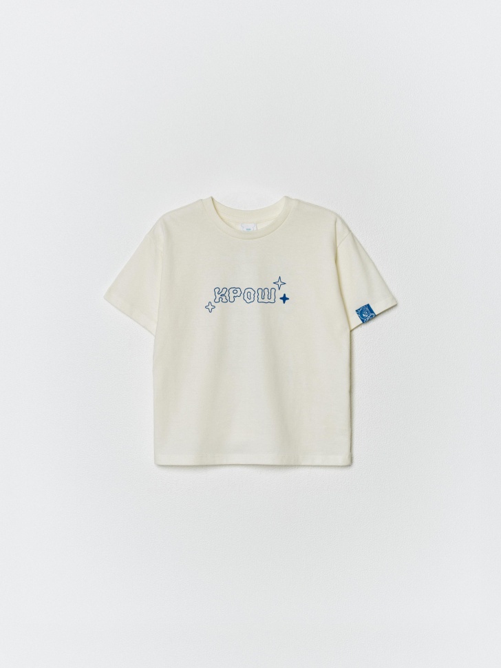 футболка оверсайз для мальчиков с принтом  x смешарики 4610517184238 фотография