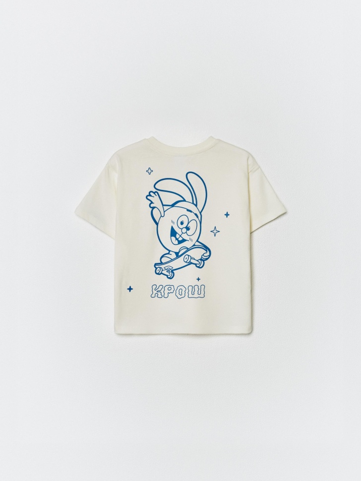 футболка оверсайз для мальчиков с принтом  x смешарики 4610517184238 по акции