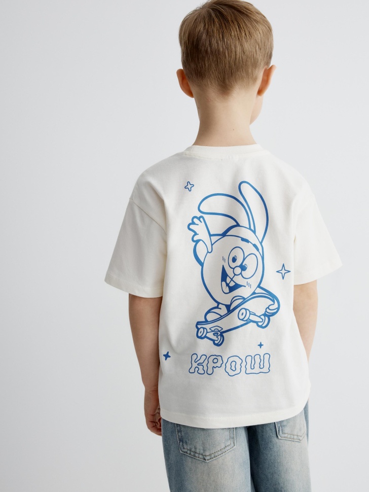 Футболка Sela Смешарики оверсайз, арт. 32373