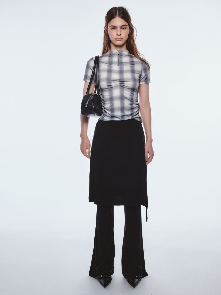 Брюки клеш Sela с баской, арт. 34183