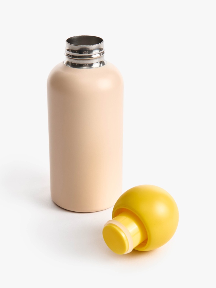 термос с круглой крышкой от бренда sela вид слева