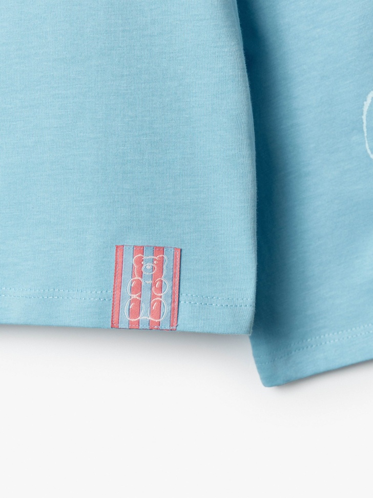 лонгслив оверсайз с принтом для девочек из россии вид сбоку