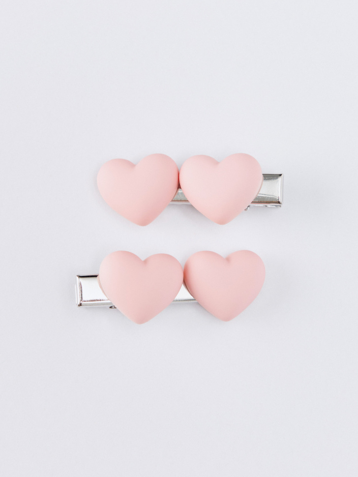 Набор заколок для девочек SELA, розовый, арт. 35400