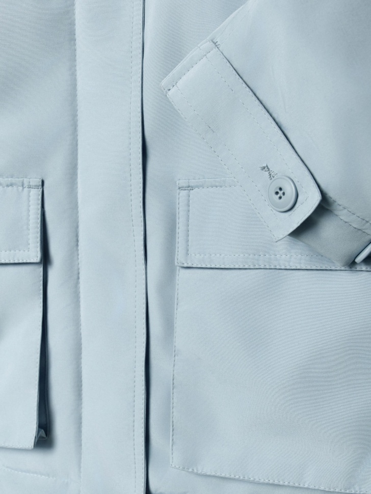 куртка с шарфом из линейки  young от 16 до 18 лет с изнаночной стороны