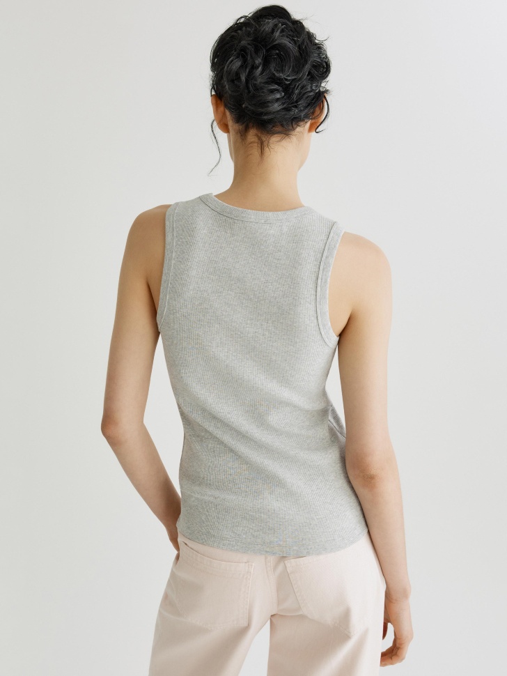 базовый топ в рубчик по цене 1199 руб вид справа