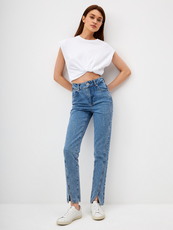 

Джинсы Slim fit с разрезами