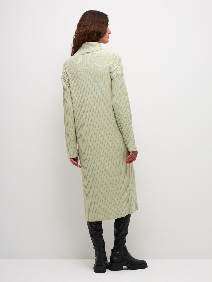 платье женское (зеленый, XS) sela 4680129810337 - фото 3