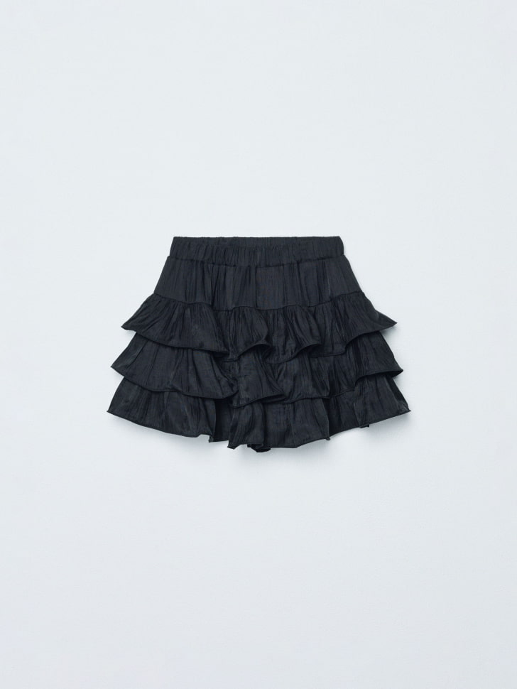 нарядная юбка-шорты с воланами для девочек 4680798711485 с промокодом