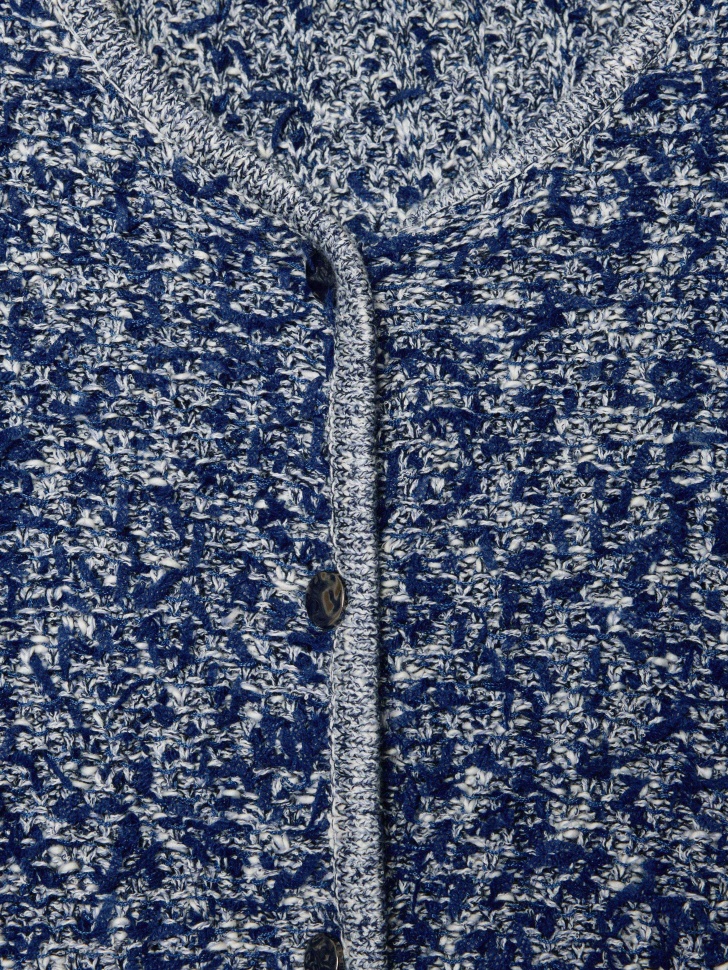 кардиган из фактурной двуцветной пряжи 4610517300485 со скидкой