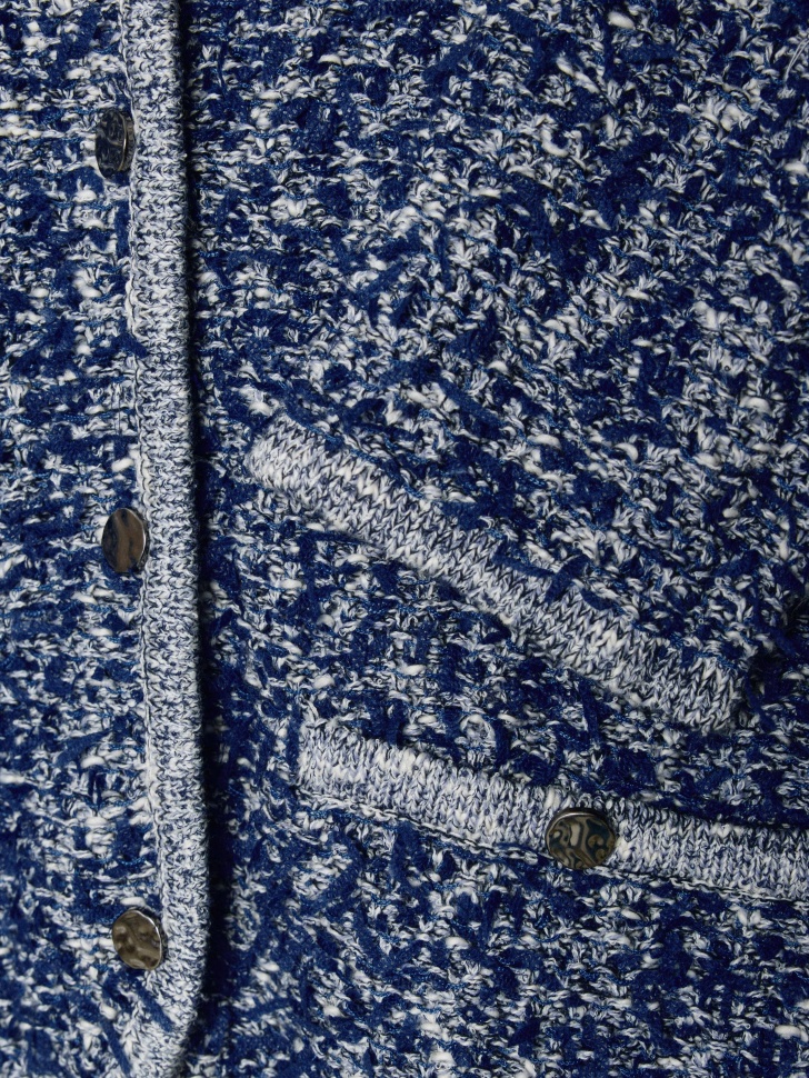 кардиган из фактурной двуцветной пряжи 4610517300485 по распродаже